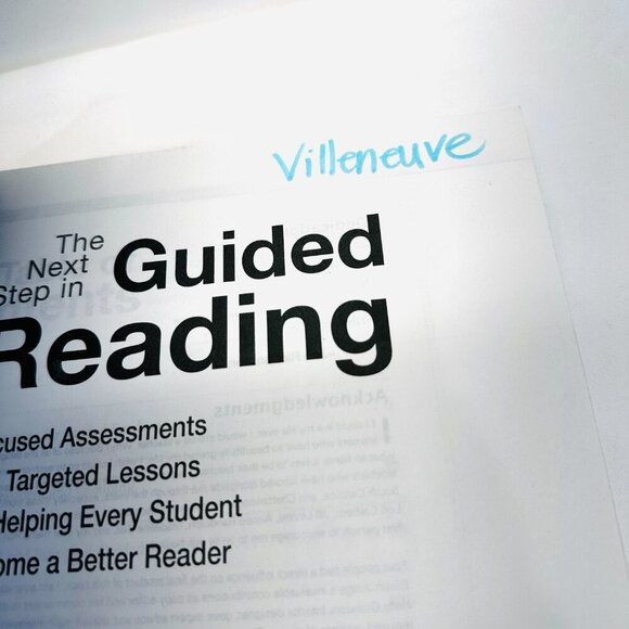 The Next Step in Guided Reading : Focused Assessments and Targeted Lessons… - Picture 8 of 9